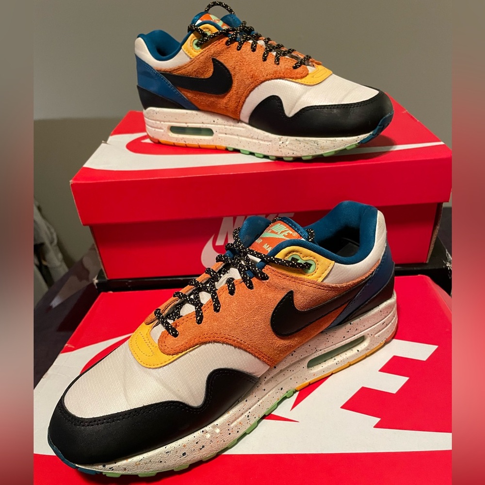 Nike Air Max 1 Multi mix  splatter soles